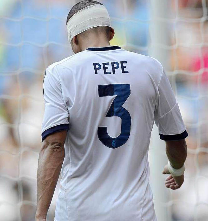 Số áo Pepe tại Real Madrid
