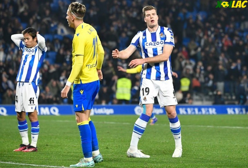 Sociedad sẽ tiếp đón Cadiz trên sân nhà tại vòng 29 La Liga