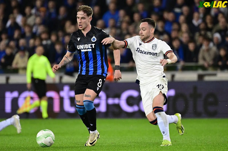 PAOK sẽ tiếp đón Club Brugge trên sân nhà