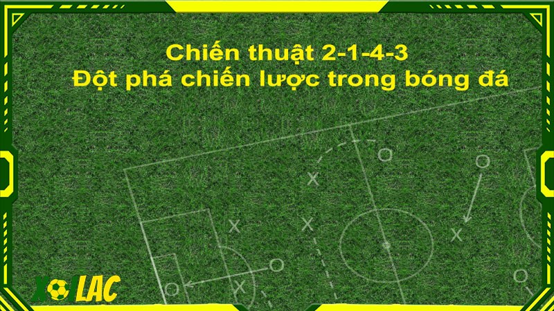 Chiến thuật 2-1-4-3 được thể hiện ra sao?