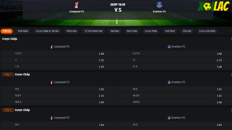 Liverpool vs Everton